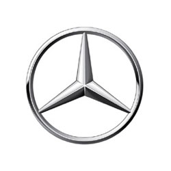 Mercedes motorhome logo for our screen covers