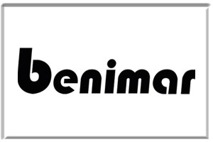 Benimar motorhome logo, we make external screen covers to fit most Benimar motorhomes and campers