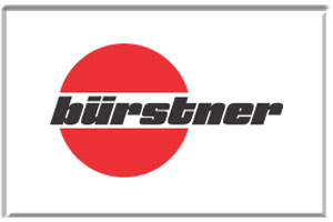 Burstner motorhome logo, we make external screen covers to fit most Burstner motorhomes and campers