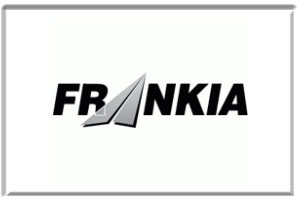 Frankia motorhome logo, we make external screen covers to fit most Frankia motorhomes and campers